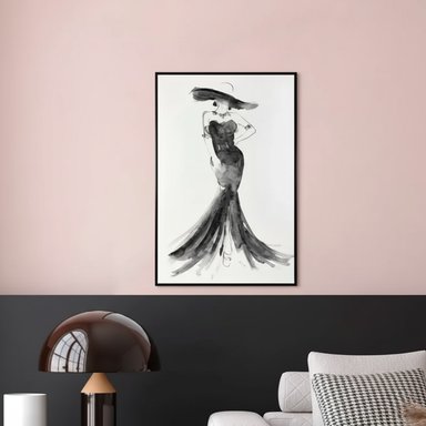 CUADRO RIPLEY HOME SILUETA MUJER 60 X 90 CM