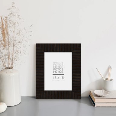 MARCO DE FOTO RIPLEY HOME ACANALADO NEGRO 13X18 CM - 2