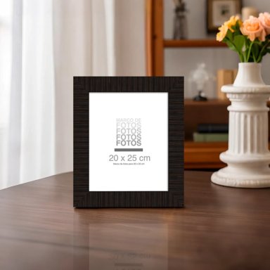 MARCO DE FOTO RIPLEY HOME ACANALADO NEGRO 20X25 CM - 2