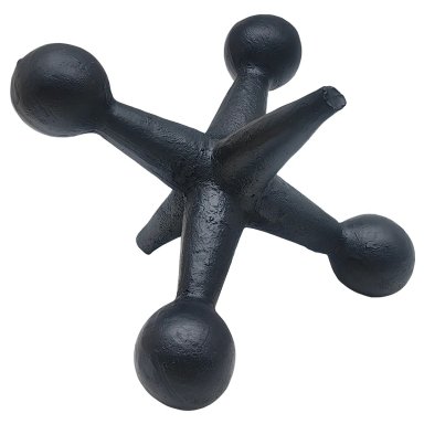 FIGURA DECORATIVA RIPLEY HOME YACES PLATEADO 19CM - 2