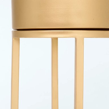 MACETERO RIPLEY HOME DORADO 20 X 40 X 20CM - 2