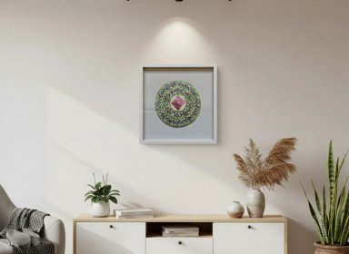 CUADRO RIPLEY HOME PLATO MOSAICO 50 X 50 CM