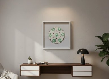 CUADRO RIPLEY HOME PLATO FLORES 50 X 50 CM