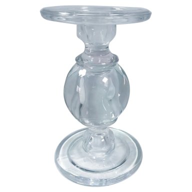 PORTAVELA RIPLEY HOME VIDRIO ESFERA 19 CM