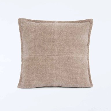 COJÍN RIPLEY HOME CHENILLE CRUZ GRIS 45 X 45 CM - 2