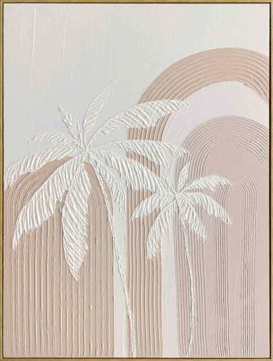 CUADRO RIPLEY HOME PALMERAS TEXTURA 100 X 75 CM - 2