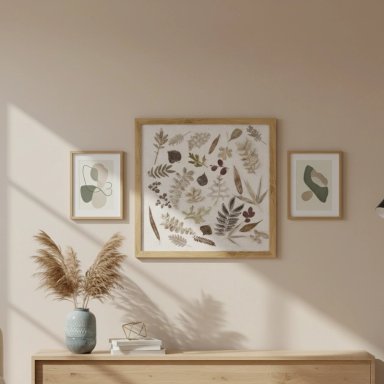 CUADRO RIPLEY HOME PLANTAS Y RAMAS 42.2 X 42.2 CM