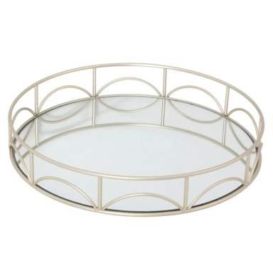 BANDEJA RIPLEY HOME CIRCULAR DORADO 30 CM