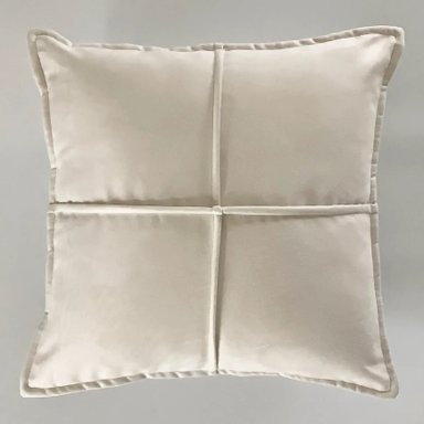 COJÍN RIPLEY HOME NEW VELVET CRUZ IVORY 42 X 42 CM - 2