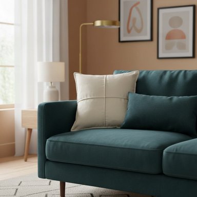 COJÍN RIPLEY HOME NEW VELVET CRUZ IVORY 42 X 42 CM - 3