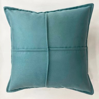 COJÍN RIPLEY HOME NEW VELVET CRUZ CELESTE 42 X 42 CM - 2