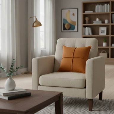 COJÍN RIPLEY HOME NEW VELVET CRUZ NATURAL 42 X 42 CM - 3