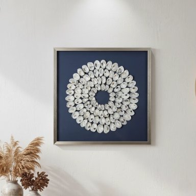 CUADRO RIPLEY HOME CONCHITAS CÍRCULO 60 X 60 CM