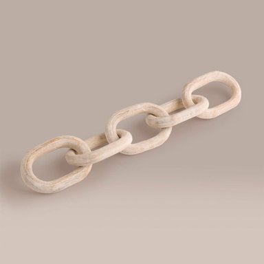 FIGURA MAISON LINETT CADENA MADERA 40CM - 2
