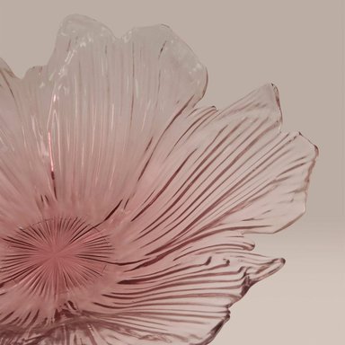 CENTRO DE MESA RIPLEY HOME FLOR ROSA 38X38 CM - 3
