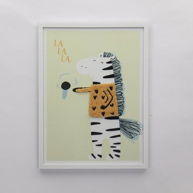 CUADRO RIPLEY HOME CEBRA 30X40 CM - 1