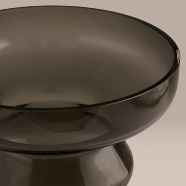 FLORERO RIPLEY HOME VIDRIO NEGRO 25CM - 3