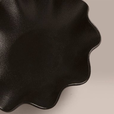 CENTRO DE MESA RIPLEY HOME ONDAS NEGRO 20X20 CM - 3