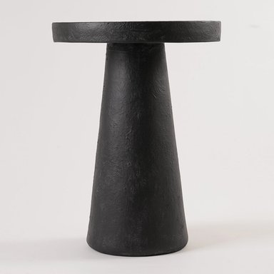 MESA DE APOYO RIPLEY HOME MARMOL NEGRA LISO 56CM - 3