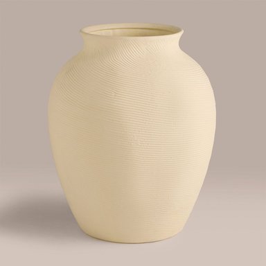 JARRÓN MAISON LINETT TEXTURA BLANCO 31CM - 2