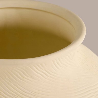 JARRÓN MAISON LINETT TEXTURA BLANCO 31CM - 3