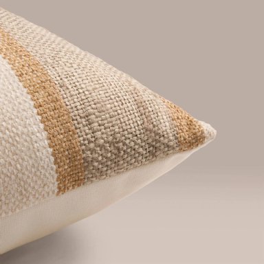 COJIN MAISON LINETT CRUDO LINEAS GRUESAS 50X50 MAISON - 3