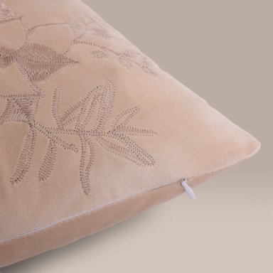 COJIN RIPLEY HOME VELVET RAMAS DORADAS 45X45 - 2