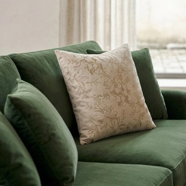 COJIN RIPLEY HOME VELVET RAMAS DORADAS 45X45 - 6
