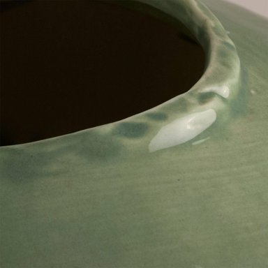 JARRÓN RIPLEY HOME 3 FLORES VERDE 31.5CM - 3