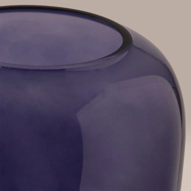 FLORERO RIPLEY HOME VIDRIO AZUL 35CM - 2