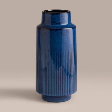 FLORERO RIPLEY HOME CERÁMICA AZUL 29.5CM - 2