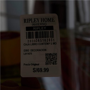 CAJA LIBRO RIPLEY HOME CONTEMPORÁNEO 24X15 CM - 4