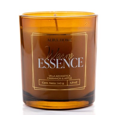 VELA AROMÁTICA ALIRA HOME CON CERA DE SOJA CINAMMON + APPLE - 2