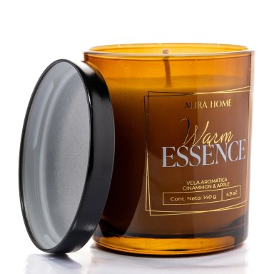 VELA AROMÁTICA ALIRA HOME CON CERA DE SOJA CINAMMON + APPLE - 4