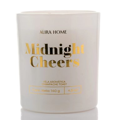VELA AROMÁTICA ALIRA HOME CON CERA DE SOJA CHAMPAGNE TOAST - 2