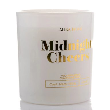 VELA AROMÁTICA ALIRA HOME CON CERA DE SOJA CHAMPAGNE TOAST - 3