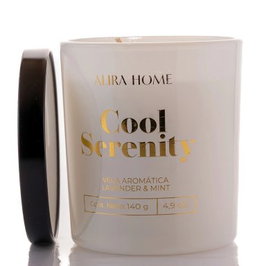VELA AROMÁTICA ALIRA HOME CON CERA DE SOJA LAVENDER+MINT - 4
