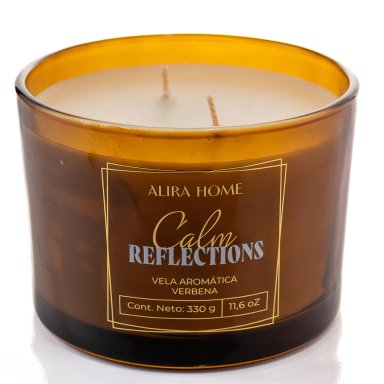 VELA AROMÁTICA ALIRA HOME CON CERA DE SOJA VERBENA - 2