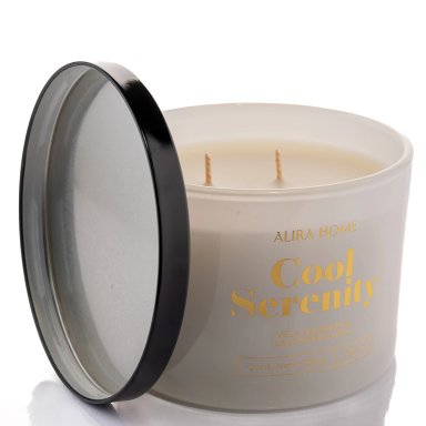 VELA AROMÁTICA ALIRA HOME CON CERA DE SOJA LAVENDER+MINT - 3