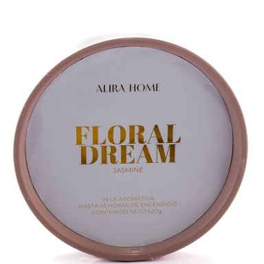 VELA AROMÁTICA CERÁMICA ALIRA HOME 3 MECHAS CON CERA DE SOJA JASMINE - 3