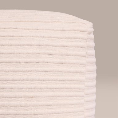PUFF RIPLEY HOME CUBO IVORY - 3