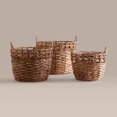 CANASTO RIPLEY HOME NATURAL 22CM - 3