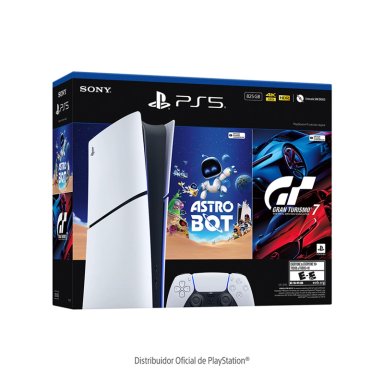 CONSOLA PLAYSTATION 5 SLIM DIGITAL + JUEGOS GT 7 + JUEGO ASTRO BOT - 2