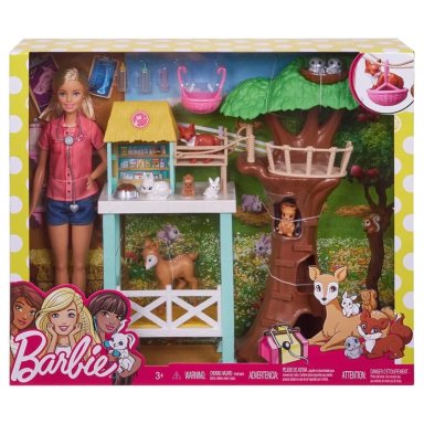 BARBIE PROFESIONES SET DE JUEGO RESCATE DE ANIMALITOS - 12