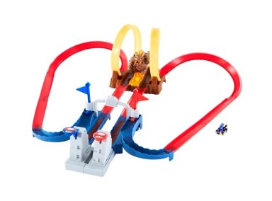 JUGUETE HOT WHEELS MARIO KART PISTA CASTILLO BOWSER - 2