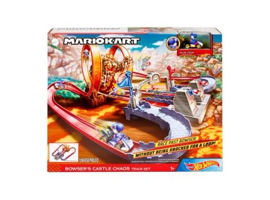 JUGUETE HOT WHEELS MARIO KART PISTA CASTILLO BOWSER - 3