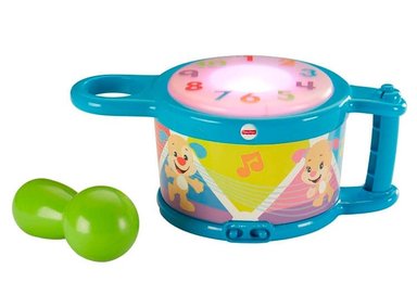 JUGUETE BEBÉ FISHER PRICE REYAPRENDE TAMBOR CANTA CONMIG DRB23 - 2