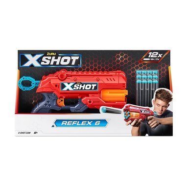 LANZADOR X-SHOT 36433 JUEGO XSHOT DARDOS REFLEX 6 - 4