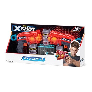 LANZADOR DARDOS 2X FURY 4 X-SHOT 36329 - 4