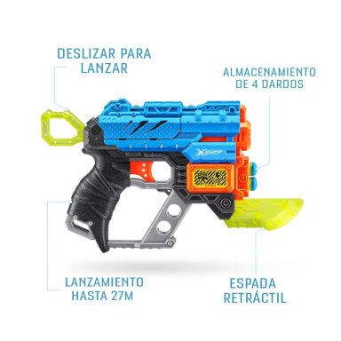 LANZADOR X-SHOT 4870 XSHOT DINO DARDOS EXTINTO ATTACK - 2
